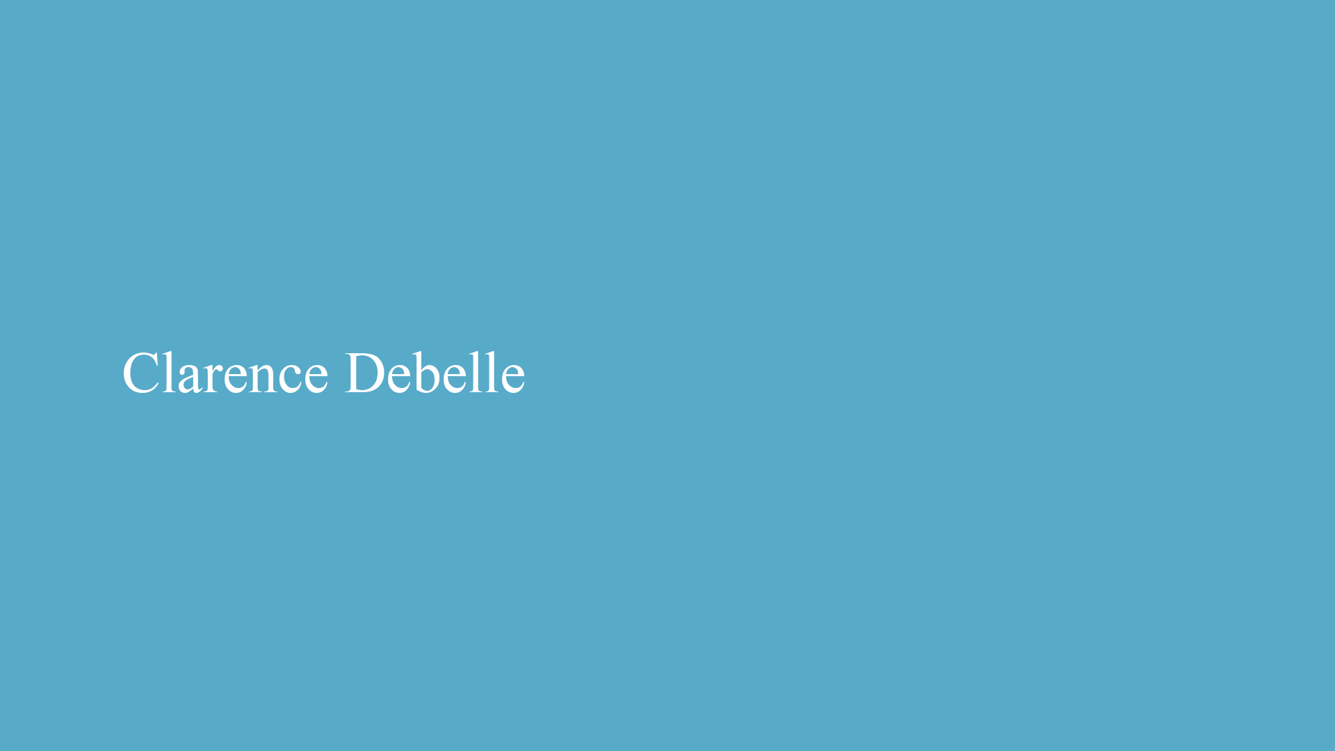 Clarence Debelle